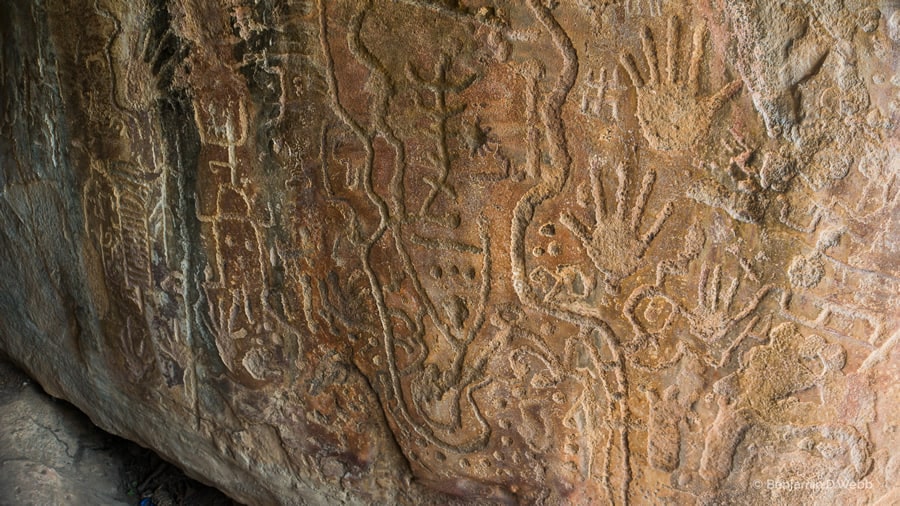 Arte rupestre región Amazonas